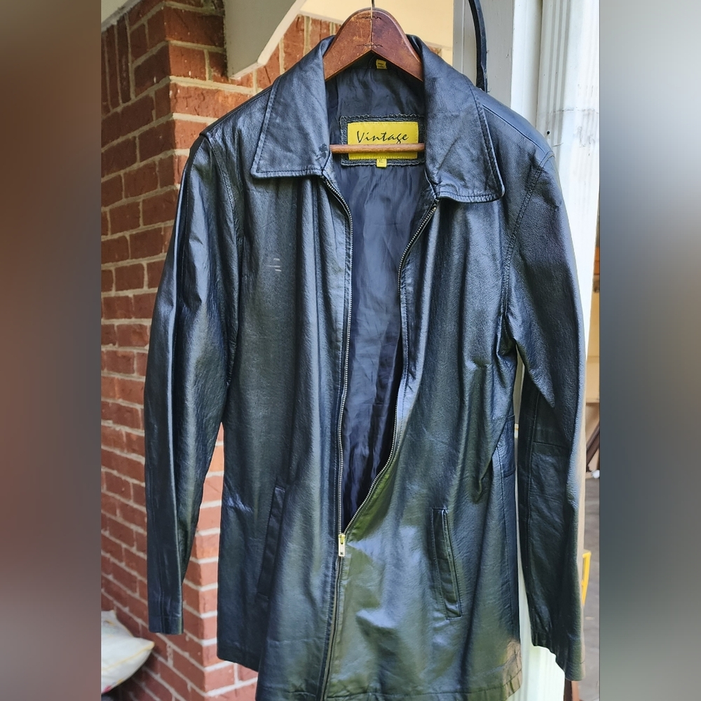 Vintage leather coat